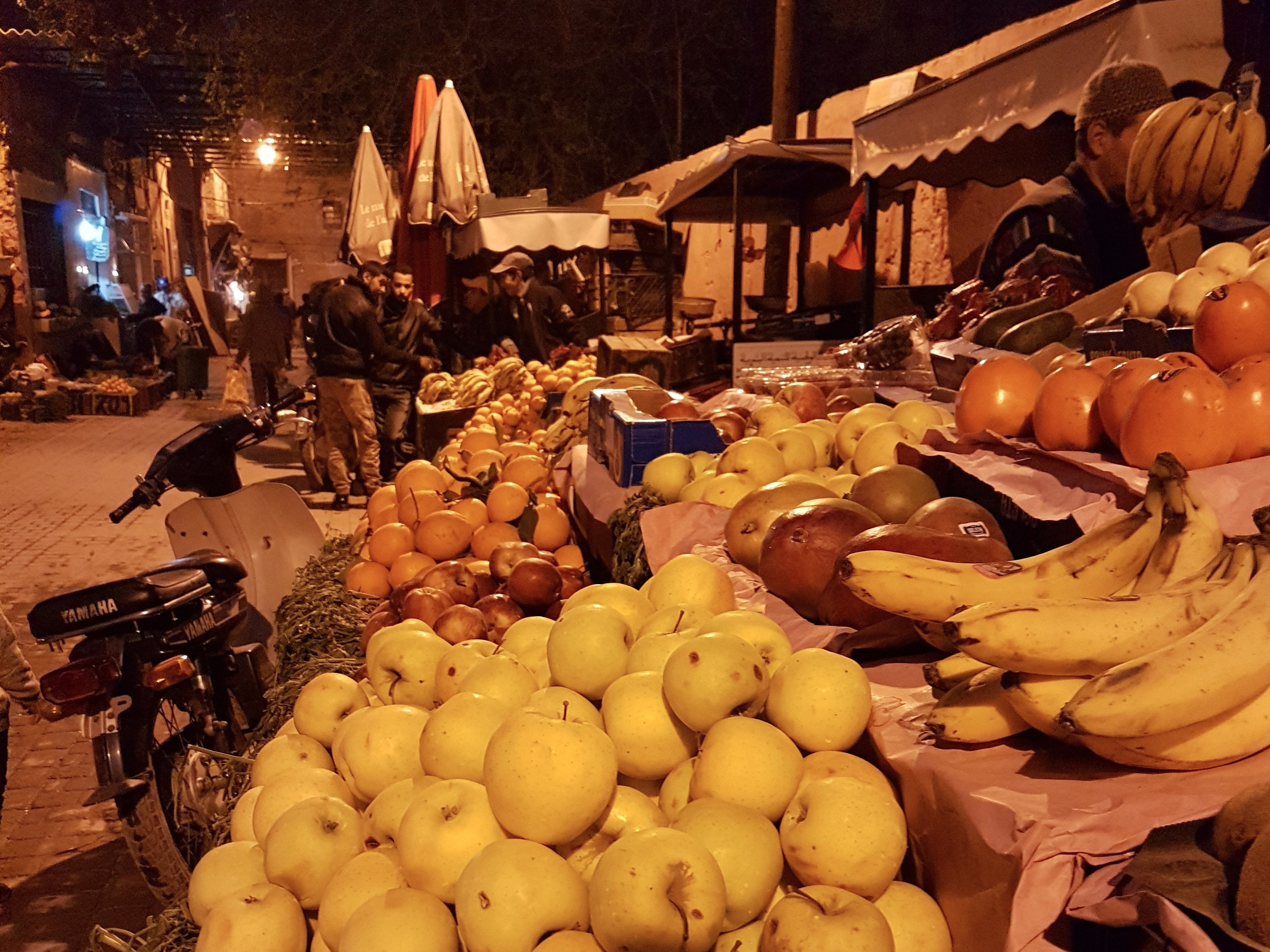 Frutas à venda em Marrakech